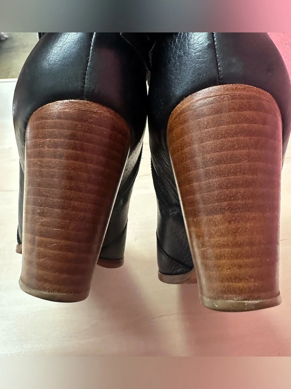 Kate Spade Black Leather Ankle Booties with Bows